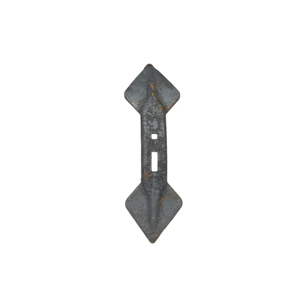 Brăzdar cultivator 450x135x20mm reversibil curbat 2 orificii CP2821