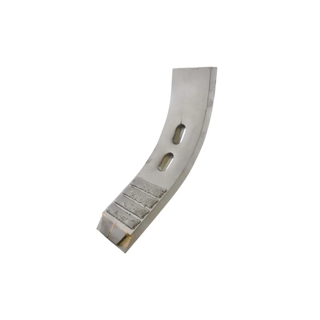 Brăzdar cultivator 382x100x20mm întărit curbat 2 orificii CP704CN