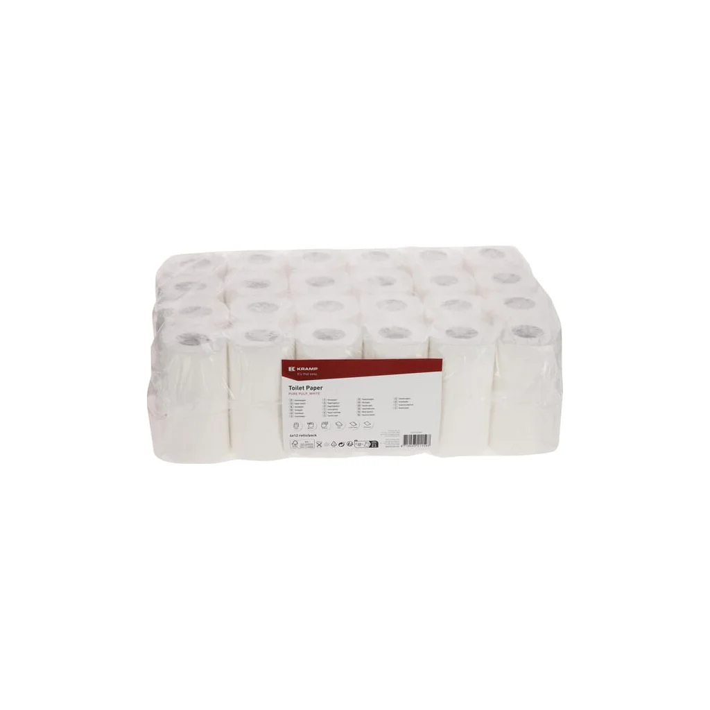 Hârtie igienică, rolă albă, 10 cm x 28 m, 2ply, Ø exterior 100 mm, gofrat, 48 role CP21101KR
