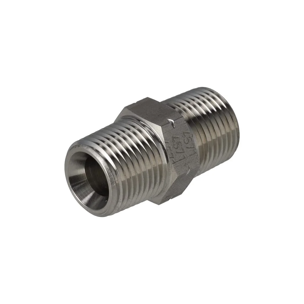 Adaptor drept 3/8" NPT SS DNN06SS
