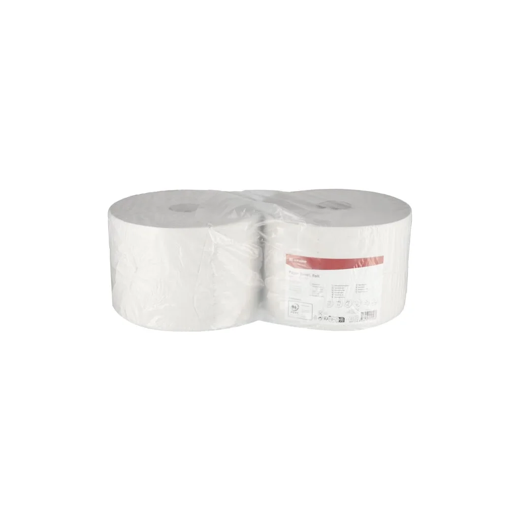 Prosop de hârtie, rolă albă, 23 cm x 1000 m, 1ply, exterior Ø370 mm, gofrat, 2 role CP11201KR