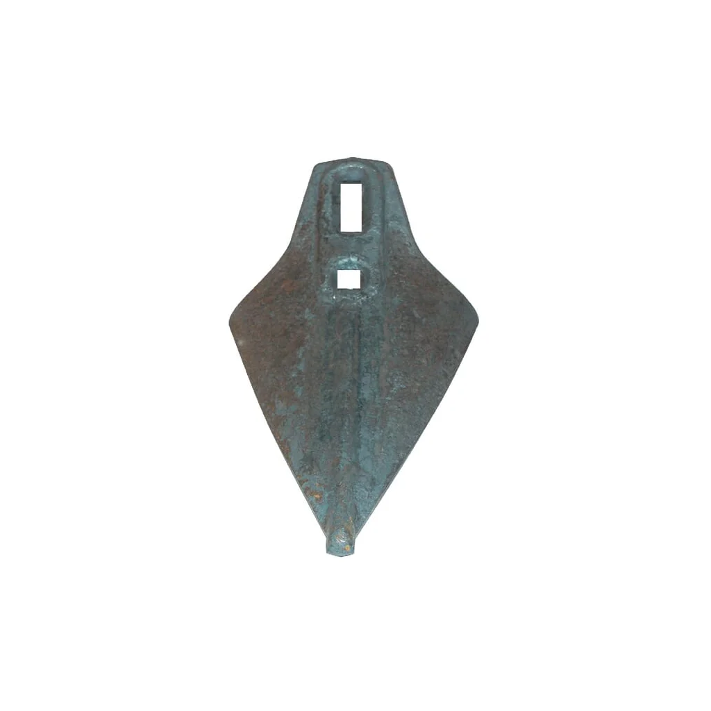 Brăzdar cultivator 295x170x9mm curbat 2 orificii potrivit pentru Amazone CP120
