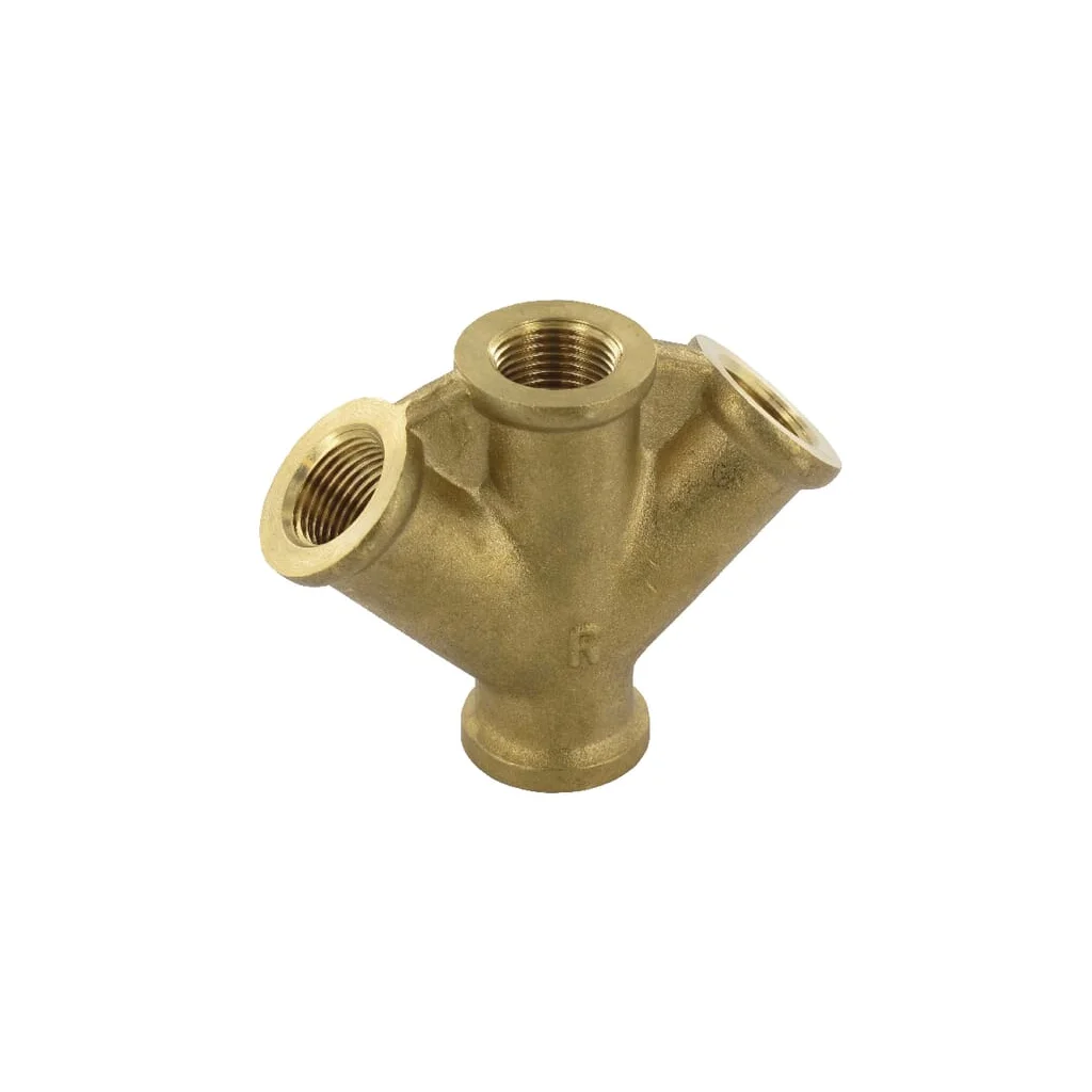 Piesă în formă de furcă 3/8", cu 3 căi DO17
