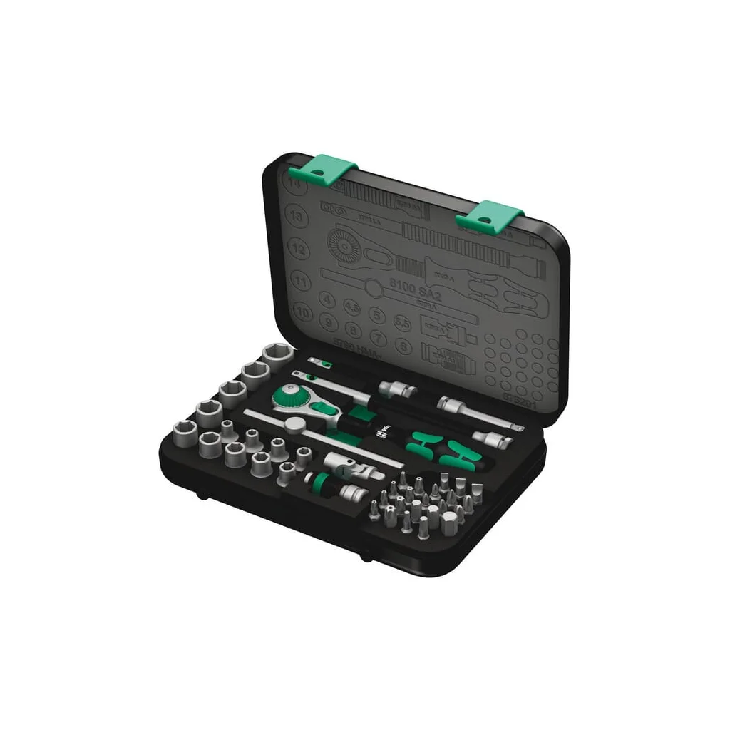 Set de chei tubulare 1/4 țoli, 15 buc. DP8100SA2