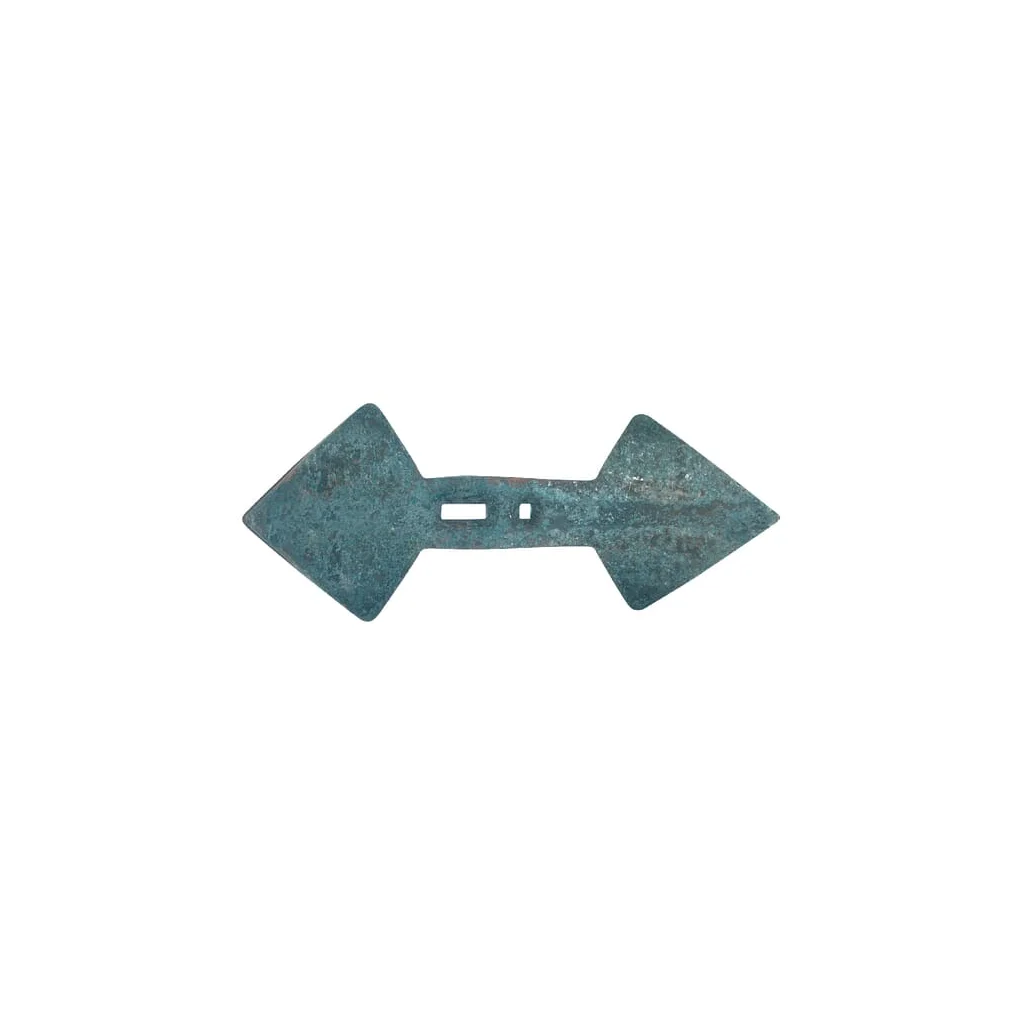 Brăzdar cultivator 445x185x20mm reversibil curbat 2 orificii CP19