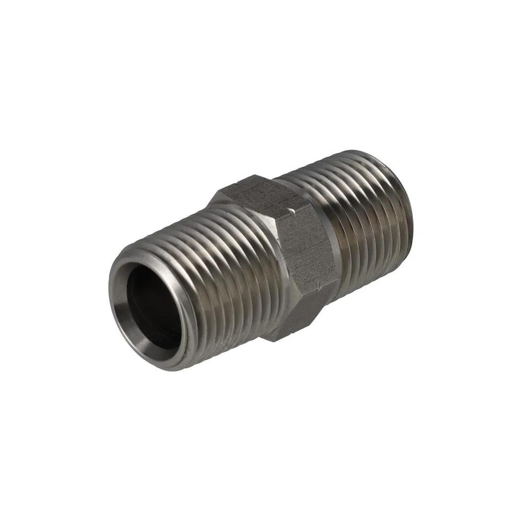Adaptor drept 1/2" NPT SS DNN08SS