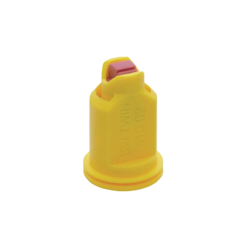 Duza dublă cu injecție de aer CVI TWIN 110° 02 ceramică galbenă Albuz CVITWIN11002