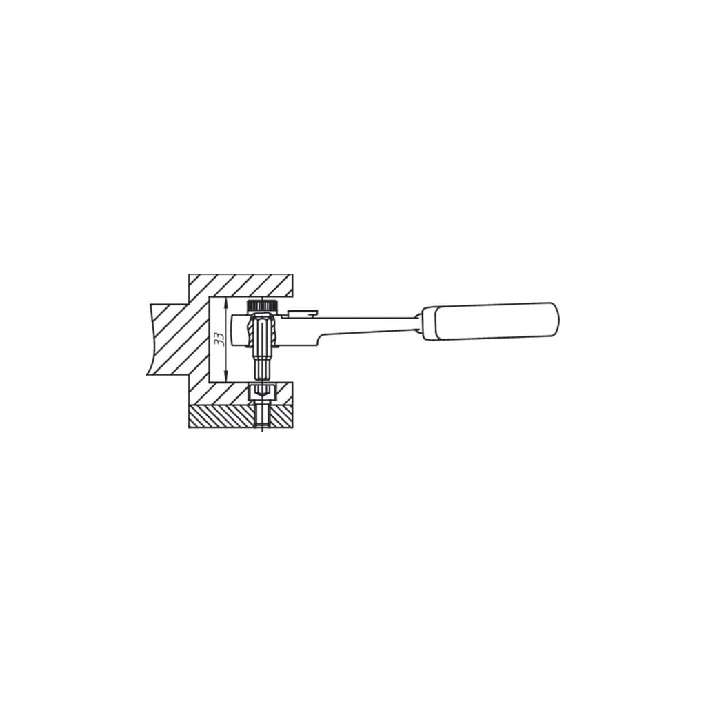 Bit - cheie tubulară cu clichet 1/4" DP671