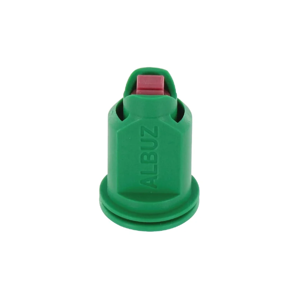 Duză dublă cu ventilator pentru injecție de aer CVI TWIN 110° 015 verde ceramic Albuz CVITWIN110015