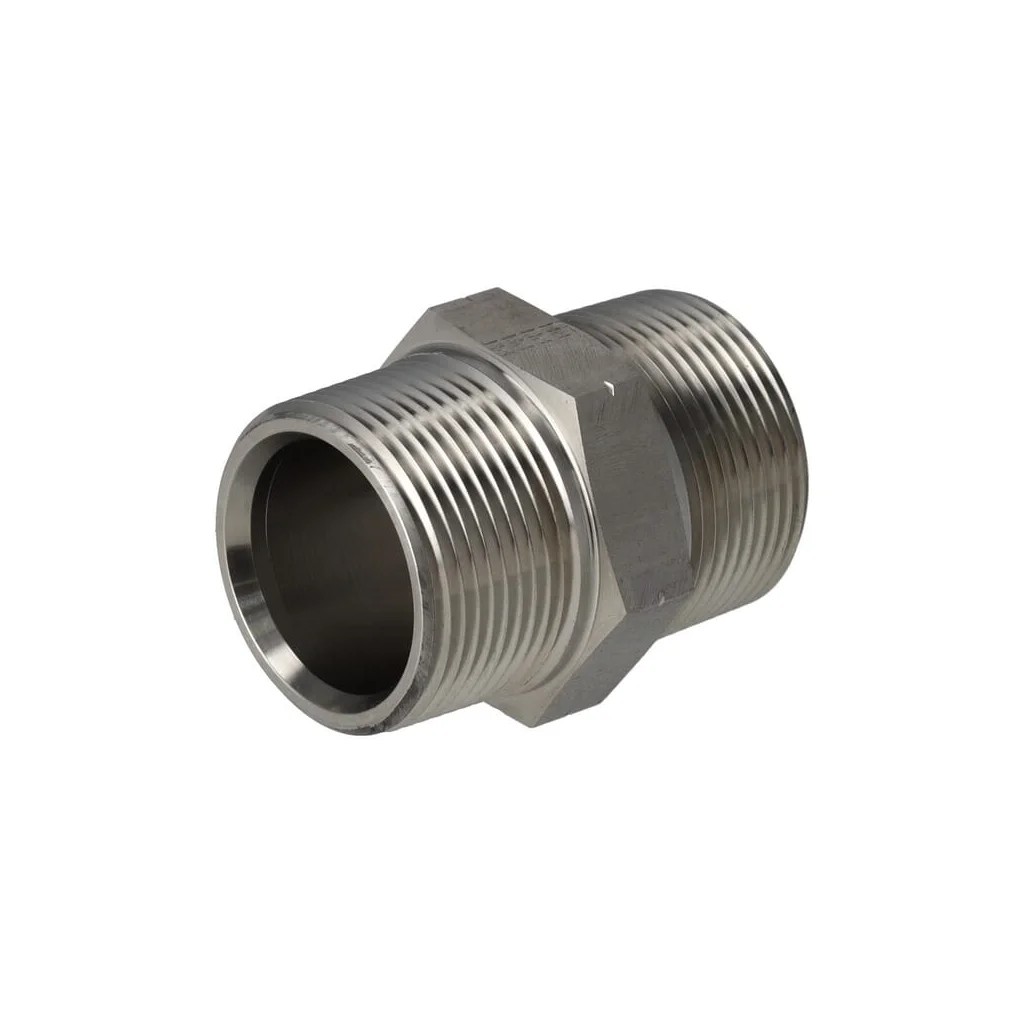 Adaptor drept tată/tată 1-1/4" NPT SS DNN20SS