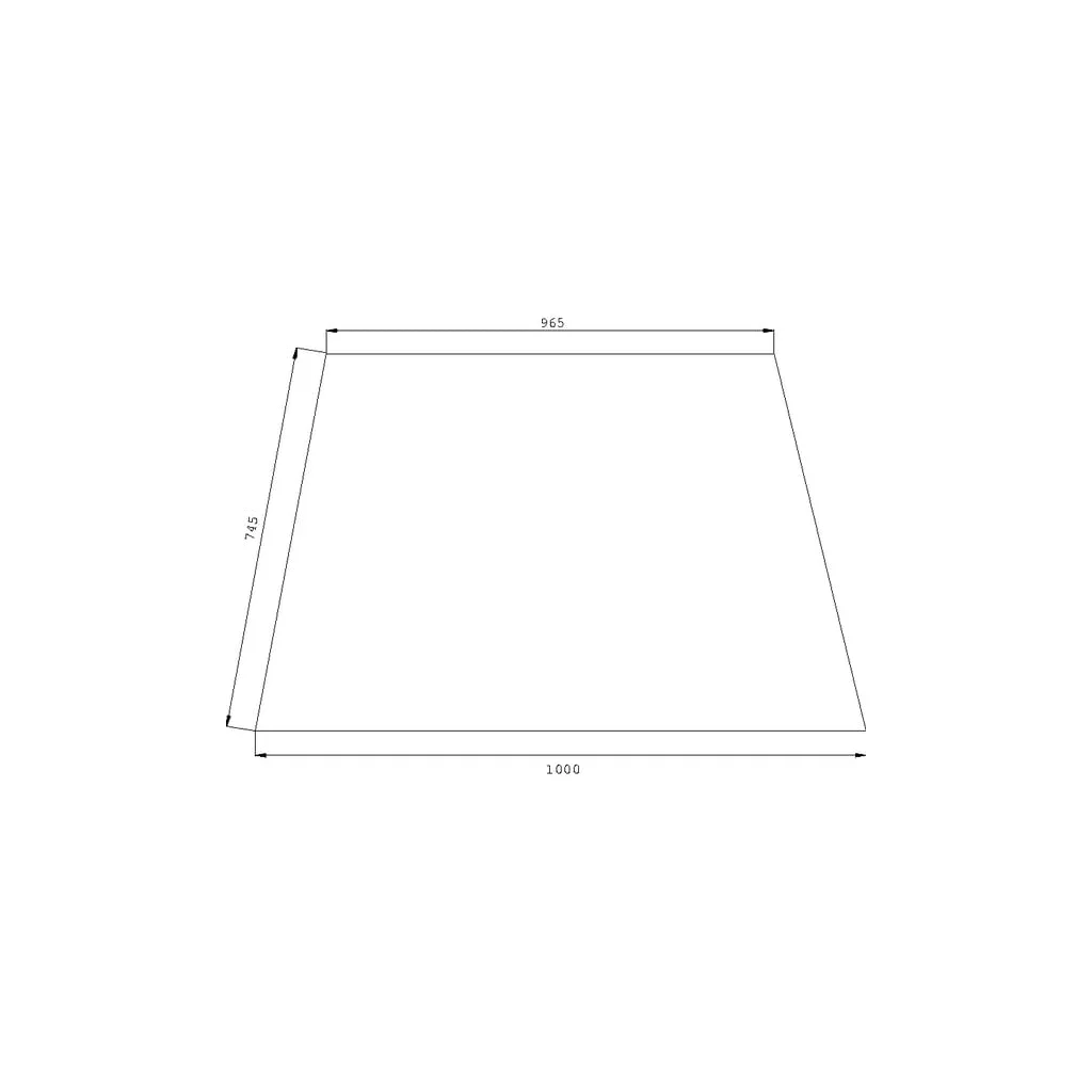 Geam frontal partea de sus D7510