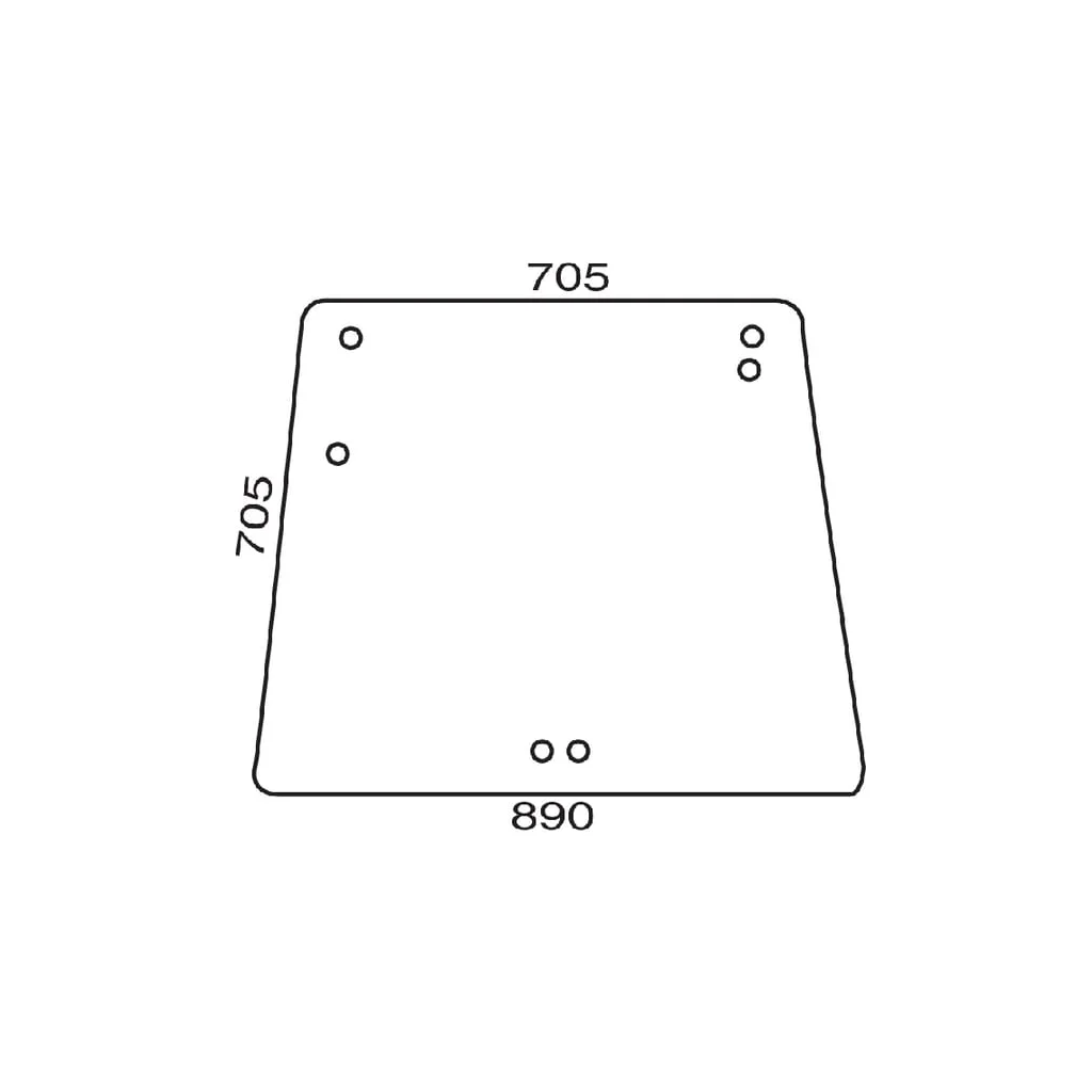 Geam spate superior D7761T
