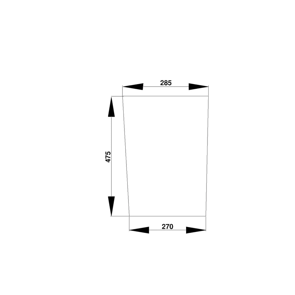 Geam frontal jos D7403