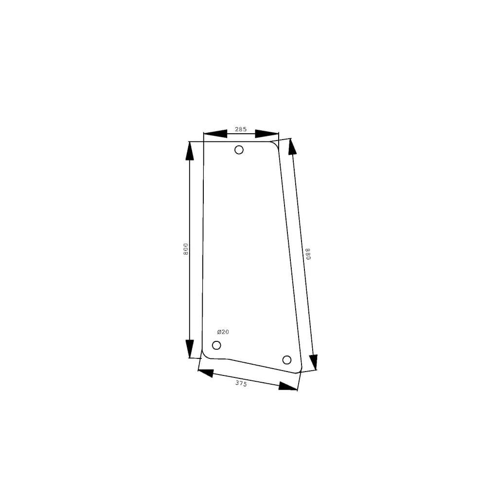 Geam lateral D6917