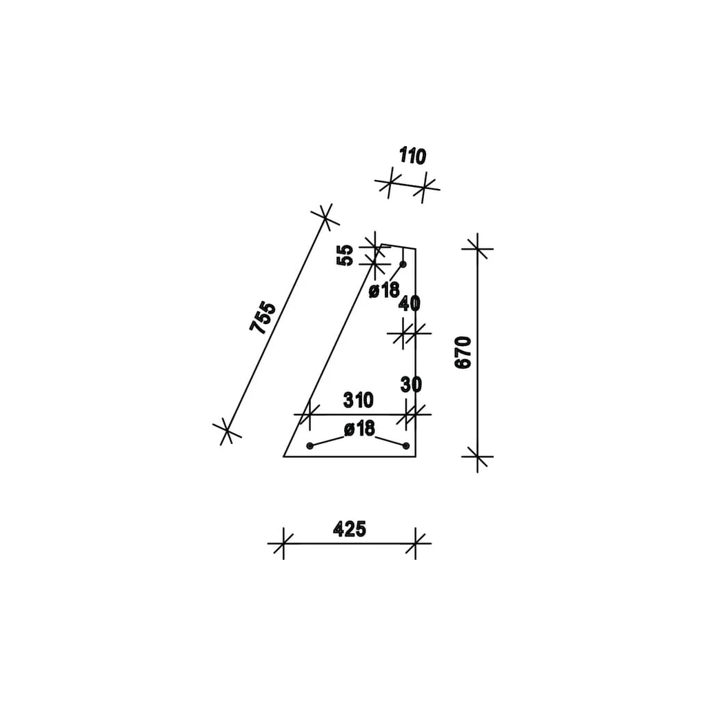 Parbriz inferior D7713