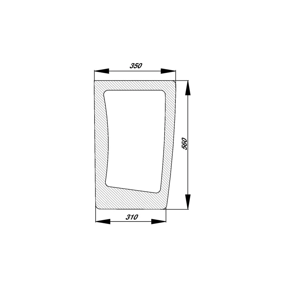 Parbriz inferior D7123