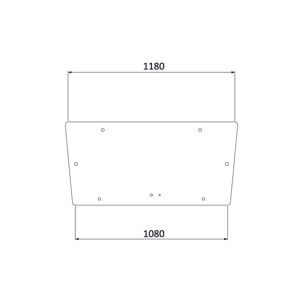 Geam spate superior D6908A