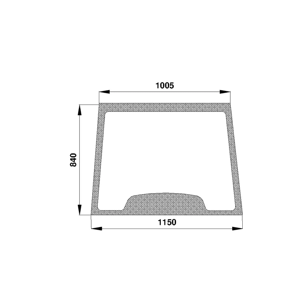 Parbriz fix D6711