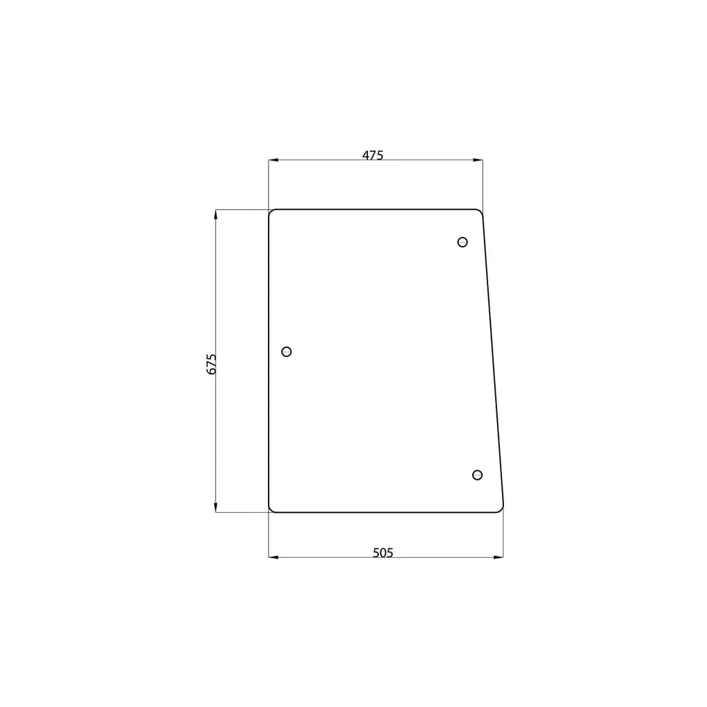 Geam lateral D6005