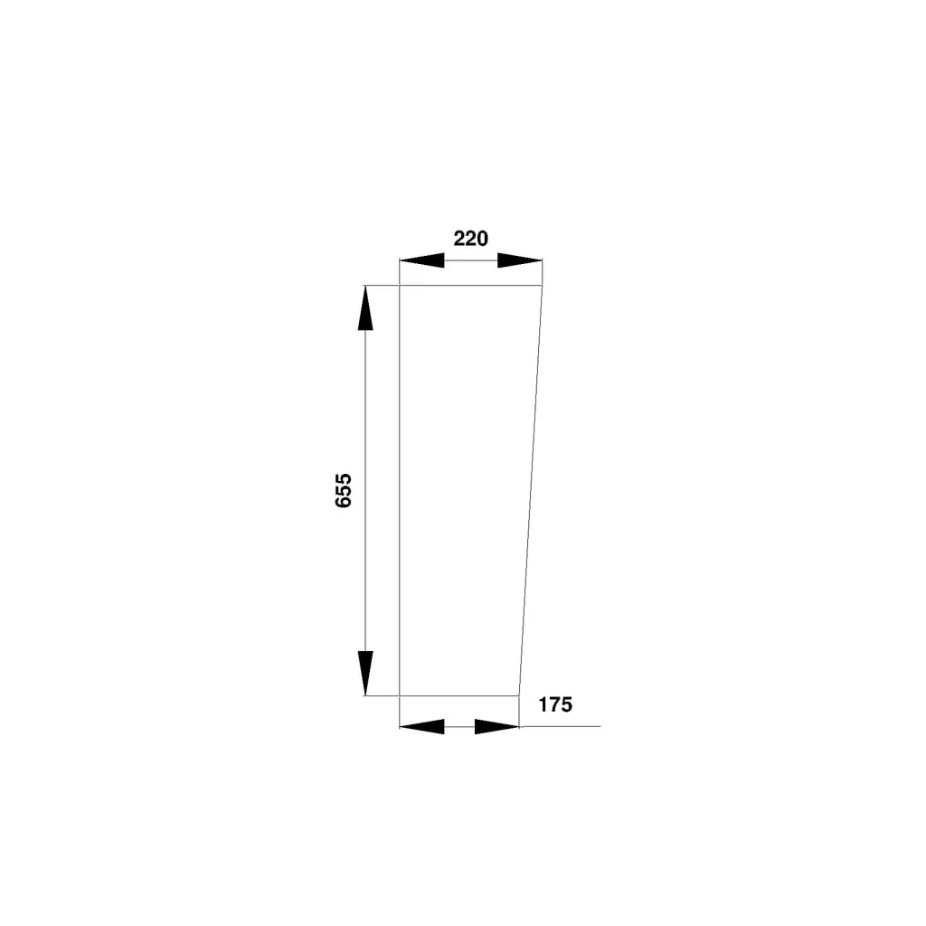 Parbriz inferior D7111