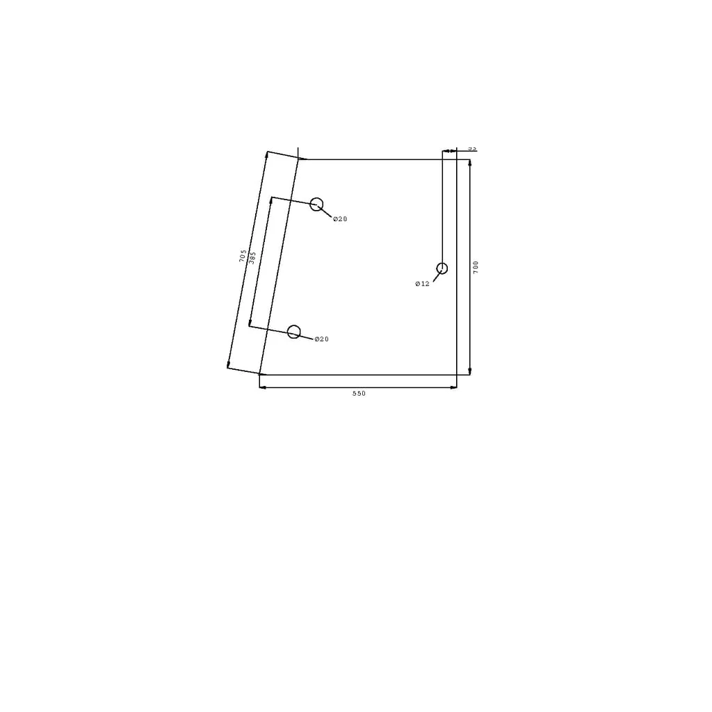 Geam lateral D7731T
