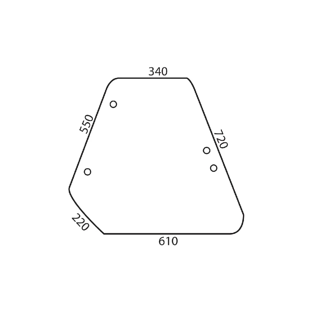 Geam lateral D9012