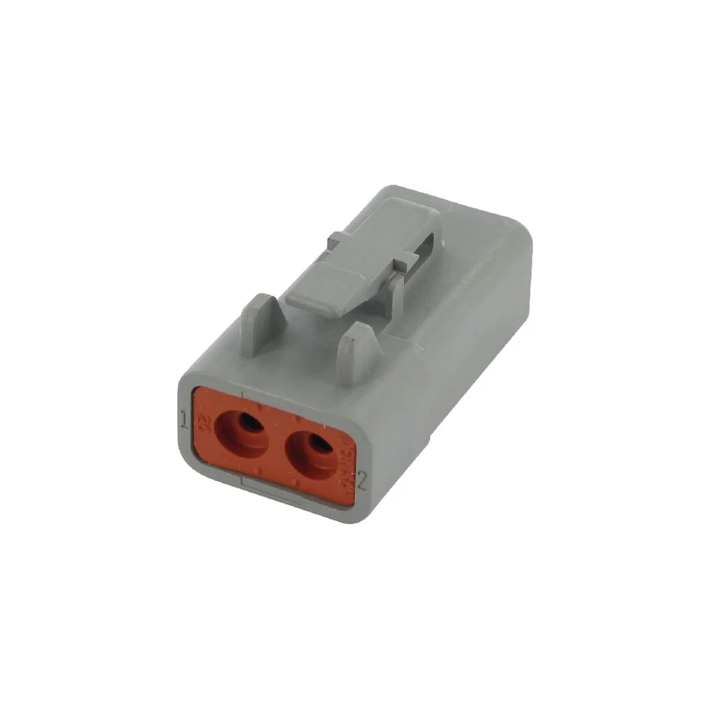 Carcasă de ștecăr 2 poli mamă DTP DSDTP062S