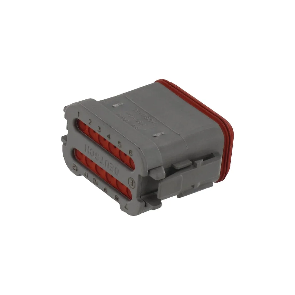 Plug housing 12 P. Fem. DT gra DSDT0612SACE05