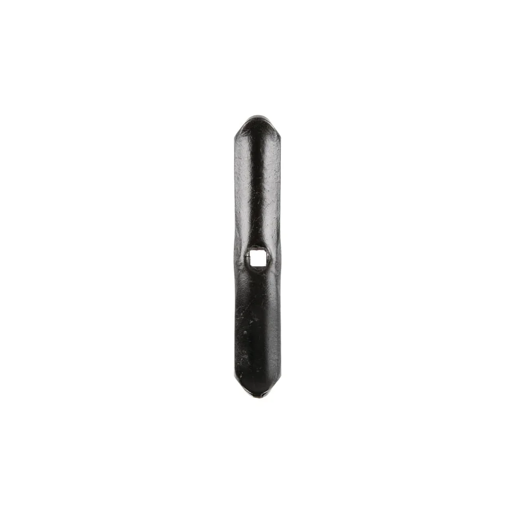 Brăzdar cultivator 140x25x5mm reversibil întărit curbat 1 orificiu potrivit pentru Rau/Kverneland E19935Z