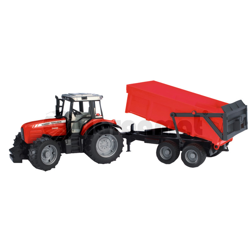 Tractor cu remorca basculabila