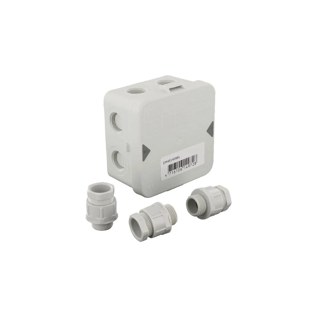Doză pentru cablu LP65 cu piuliță olandeză EM4514088L