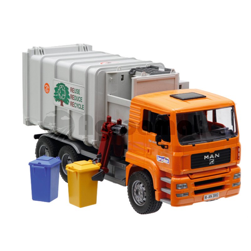 Incarcator lateral pentru camioane pentru containere (portocaliu alb)