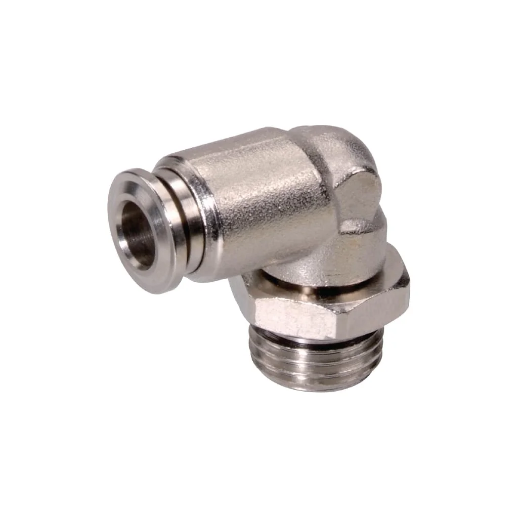 Ștuț pneumatic simplu rotativ 4 x 1/4" ECSS414NSF