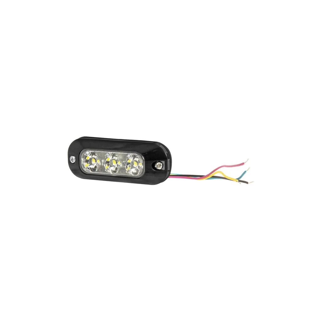 Semnalizator direcțional 3 LED 12/24V amber ED3703A