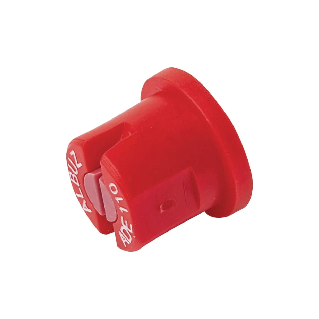 Duza evantai plat ADE 110° 04 roșie ceramică Albuz ADE110RED