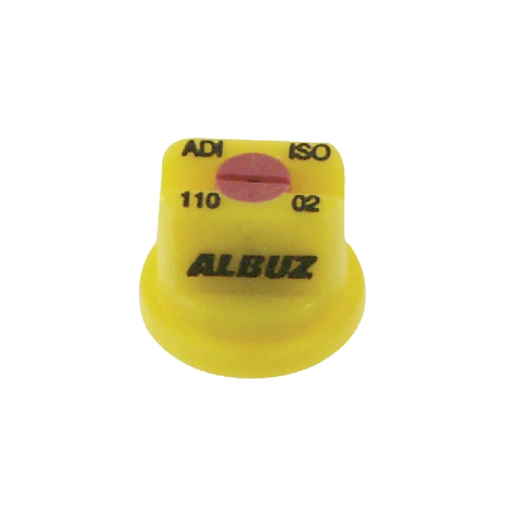Duza evantai plat ADI 110° 02 galbenă ceramică Albuz ADI11002