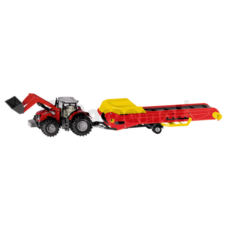 Traktor mit Förderband