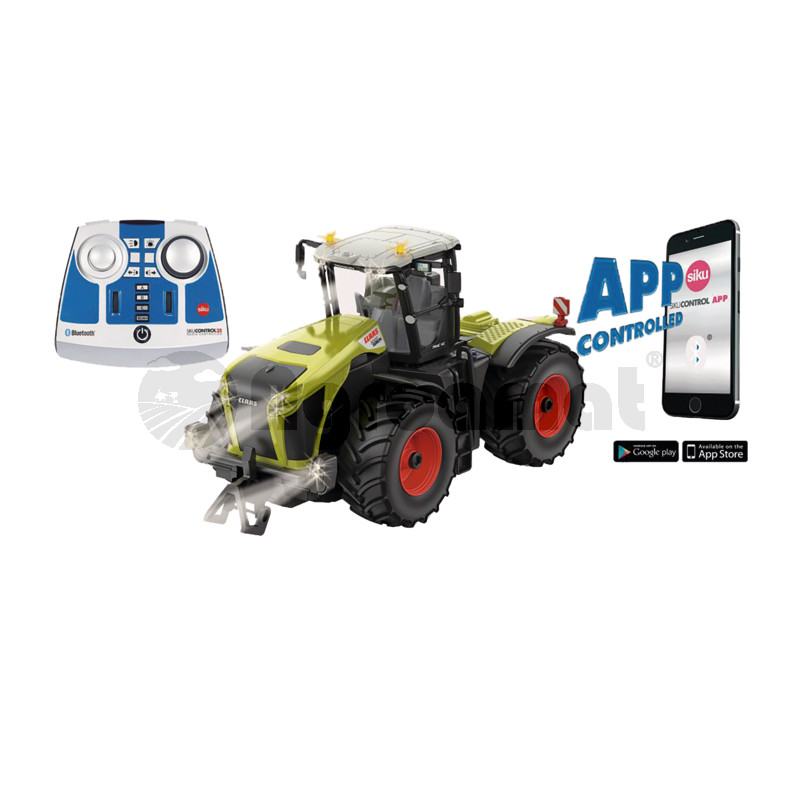 Tractor cu unitate comanda BT si aplicatie