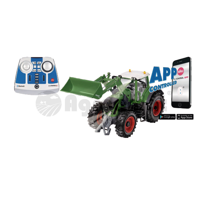 Tractor cu unitate comanda BT si aplicatie