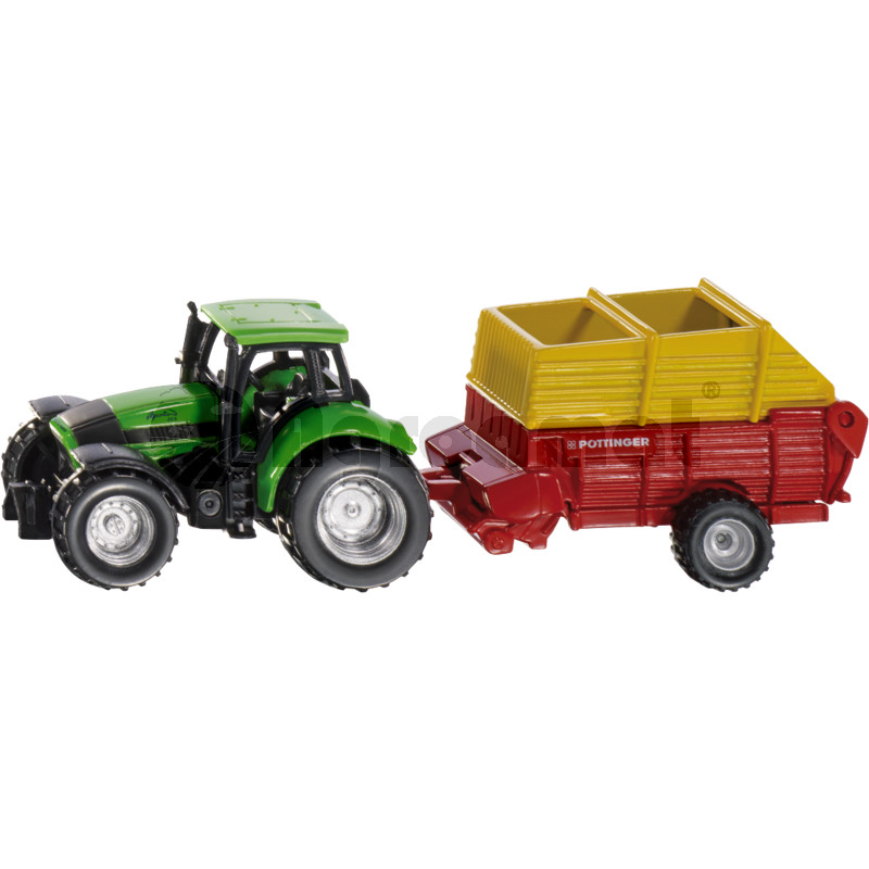 Tractor cu agregat cositor Pöttinger