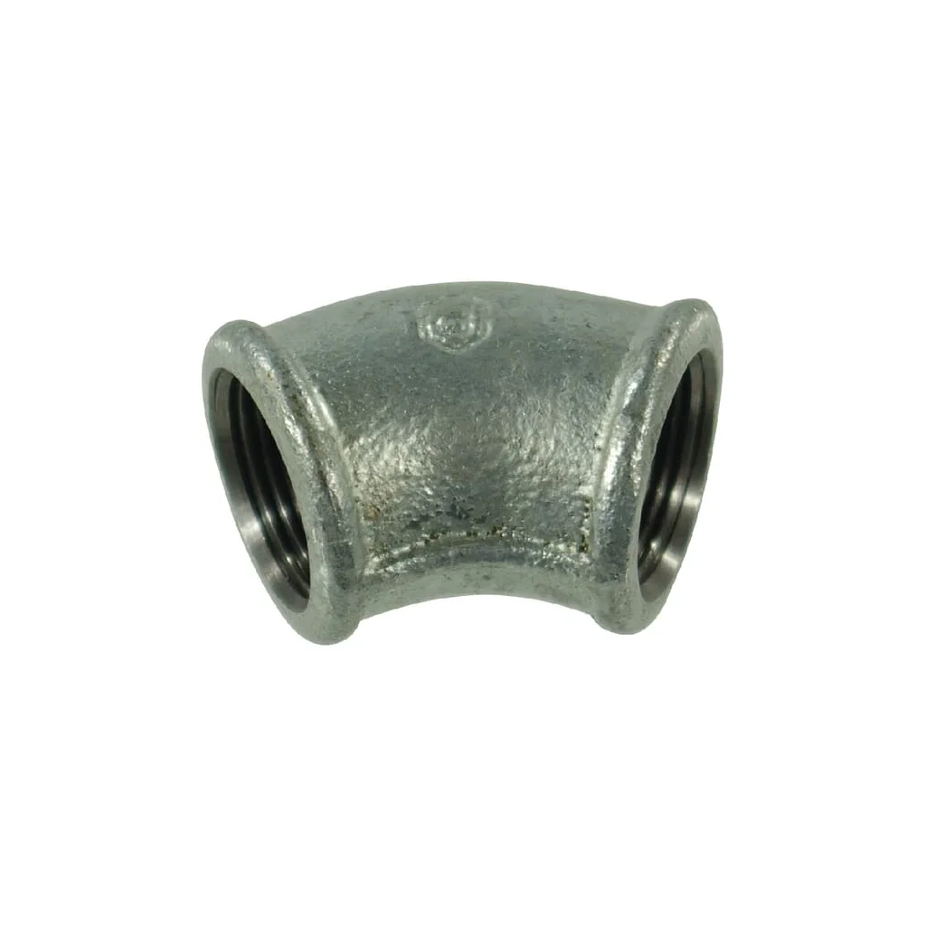 Cot 45° galv. mamă/mamă 1 1/4" FG120114