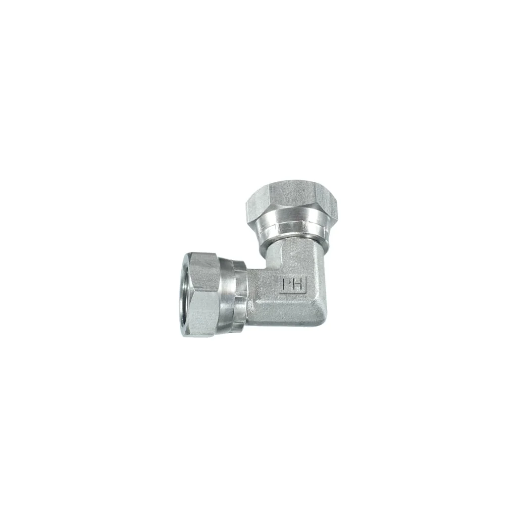 Adaptor cot cu filet mamă/mamă 3/8" BSP 90° SS FF9006KSS