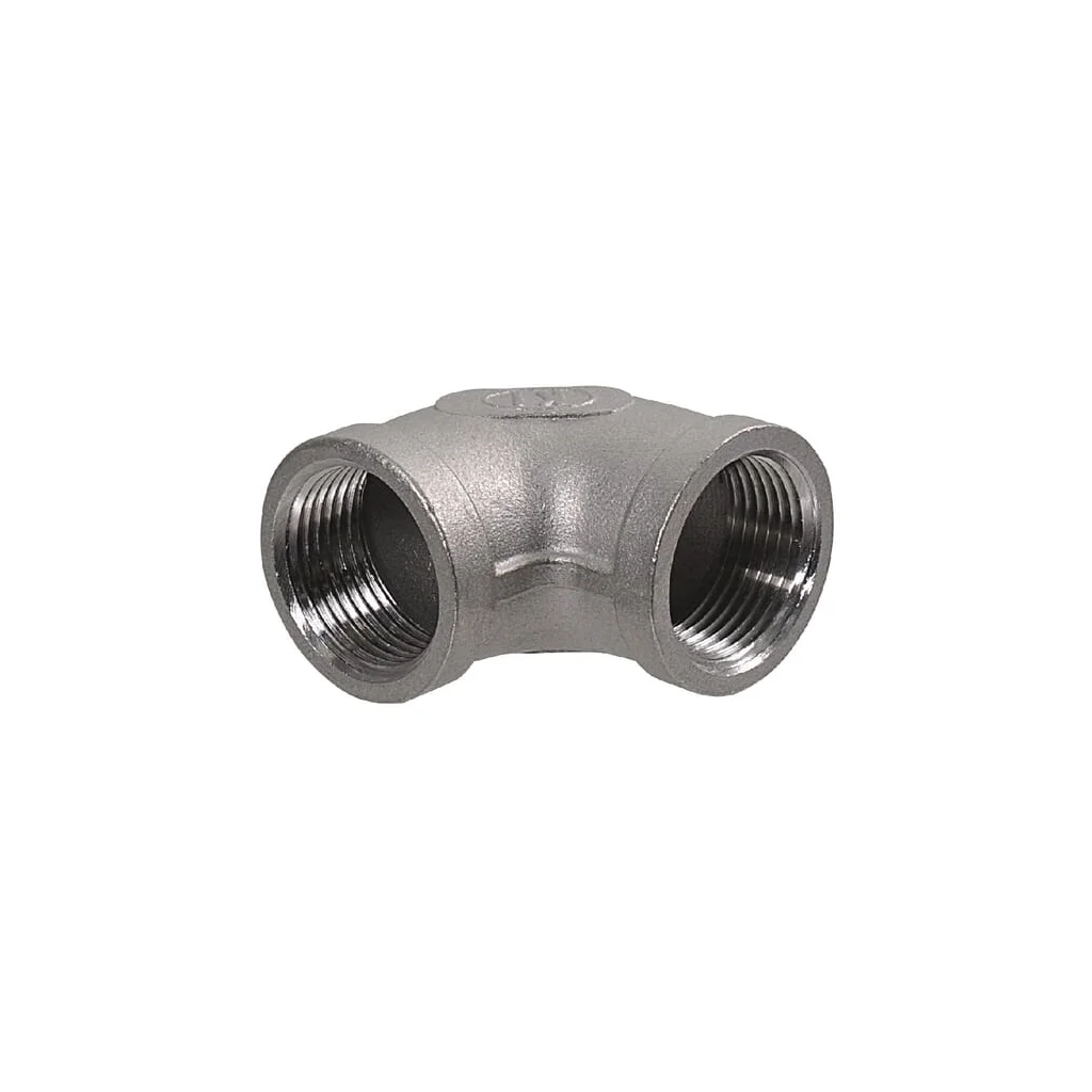 Cot 90° S.S. 2xF 1 1/2" FG90112RVS