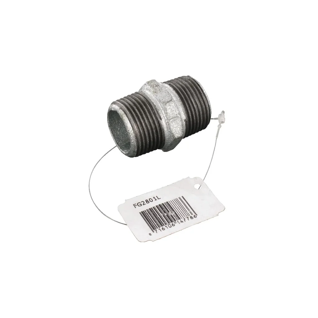 Niplu dublu zincat AG 1" FG2801L