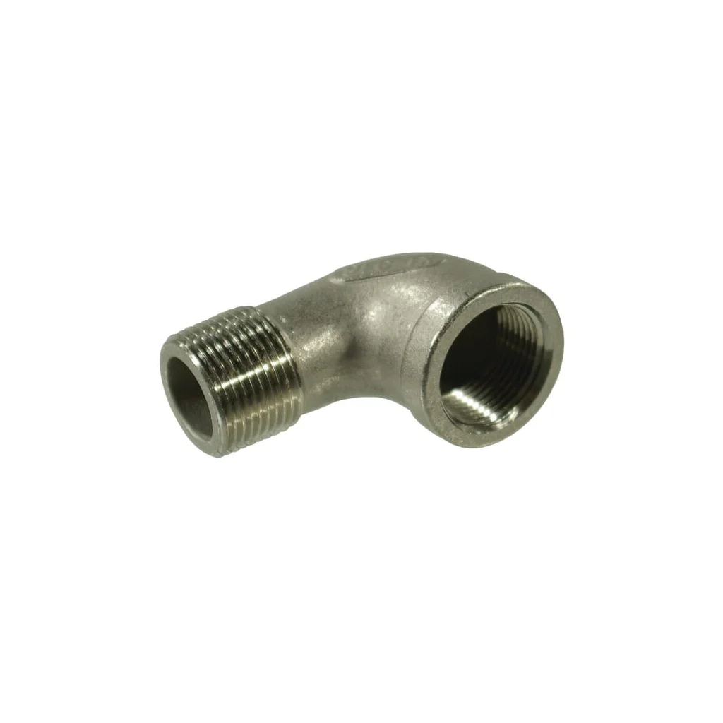 Cot 90° S.S. mamă/tată 1/8" FG9218RVS