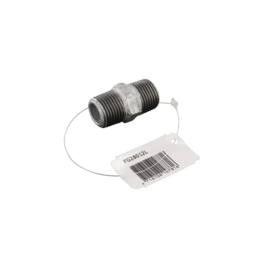 Niplu dublu zincat AG 1/2" FG28012L