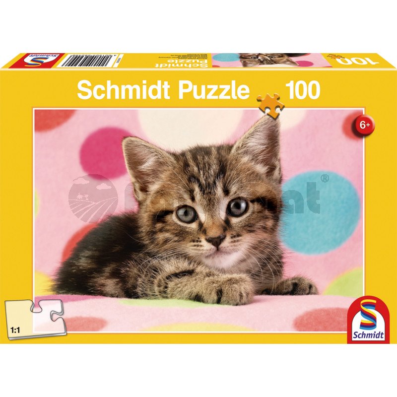 Pisicuta dragalasa, puzzle, 100 de piese
