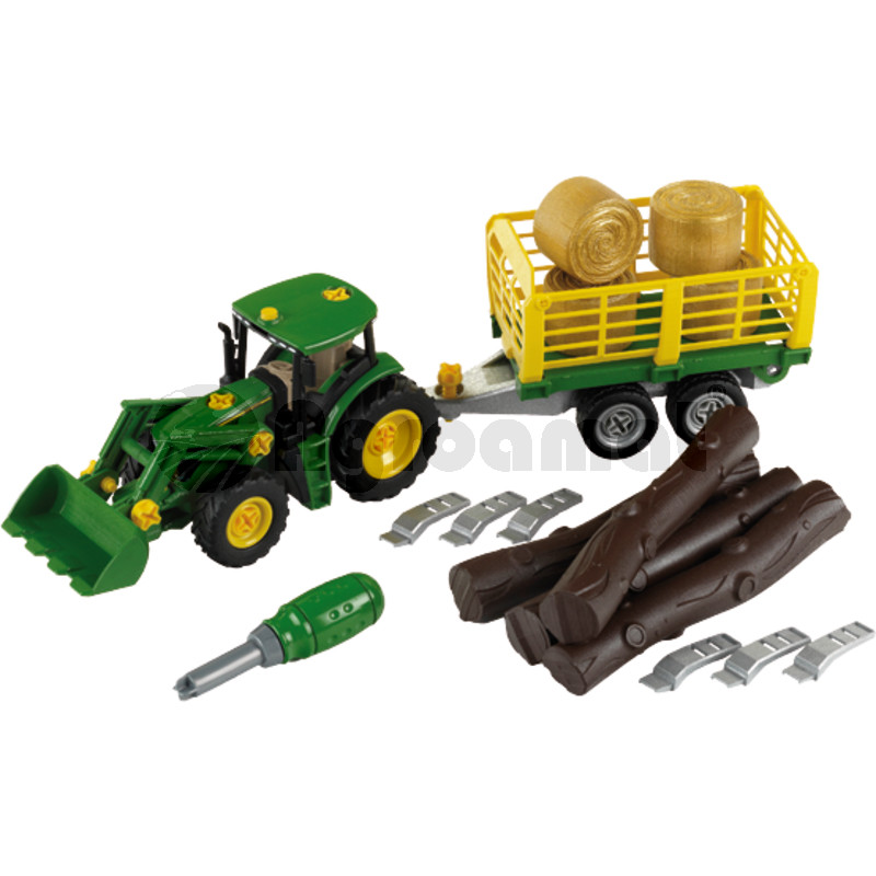 Tractor cu atas pentru fan si lemn