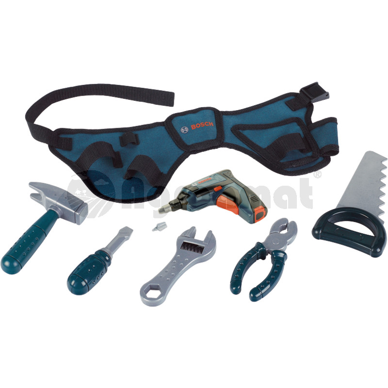 Curea pentru scule cu surubelnita cu acumulator, albastra