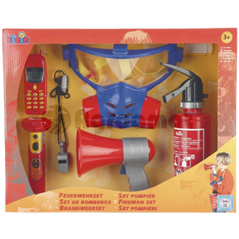 Set pompieri, la mijloc, 7-accesorii